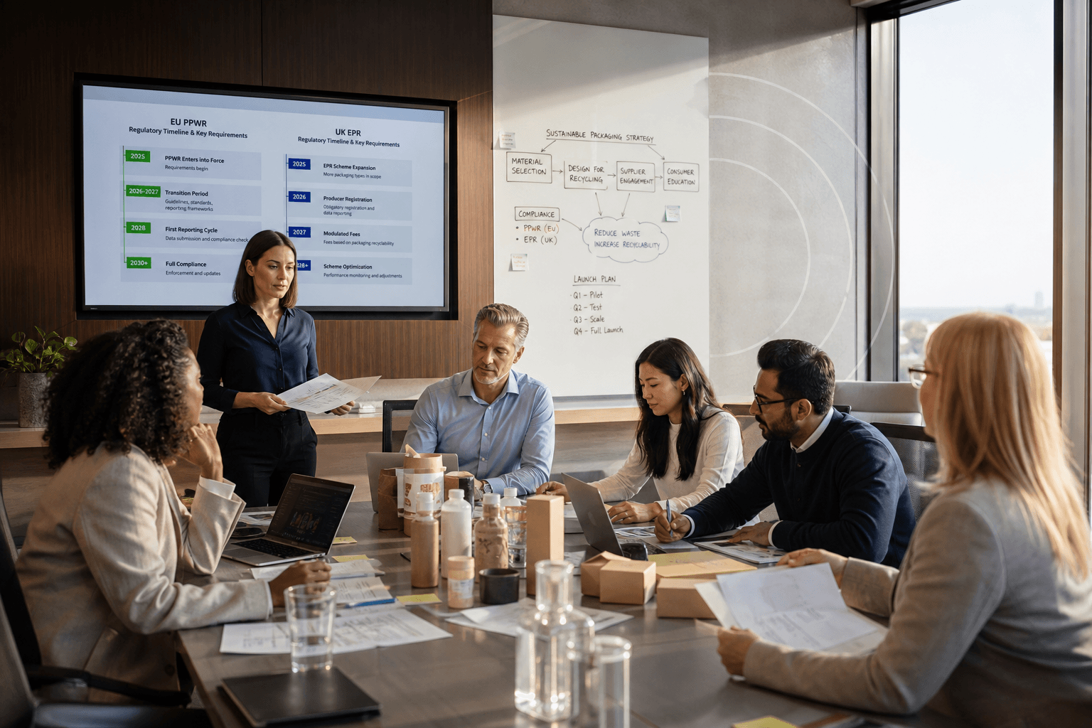 Packaging Compliance Collaboration in Modern Office