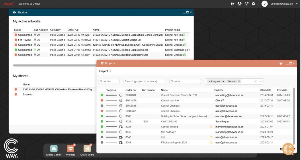 Cway desktop