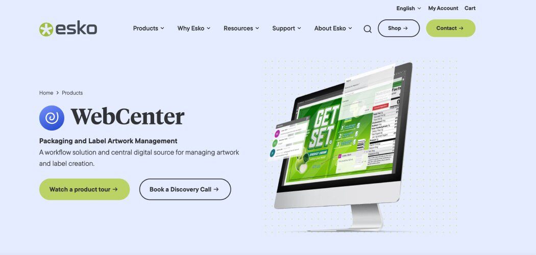 Esko webcenter
