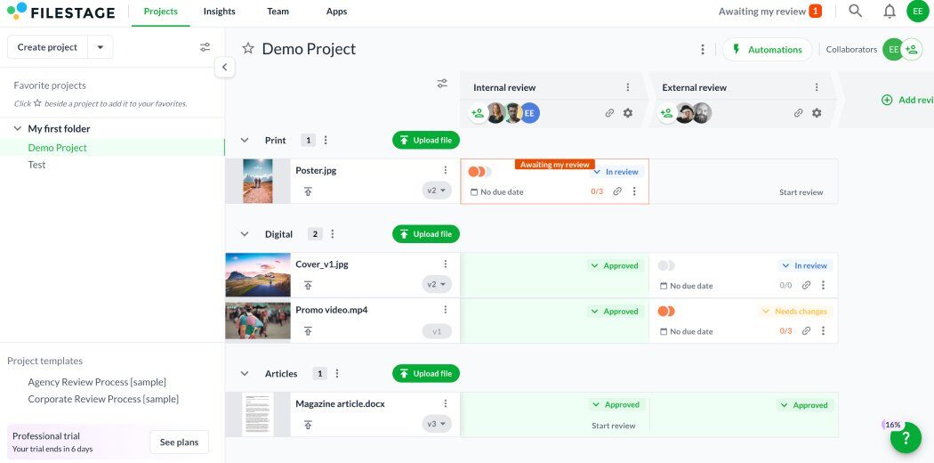 Filestage demo project