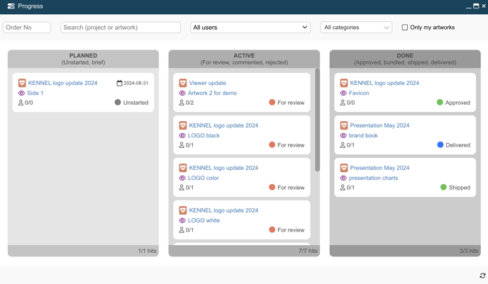Progress App Cway