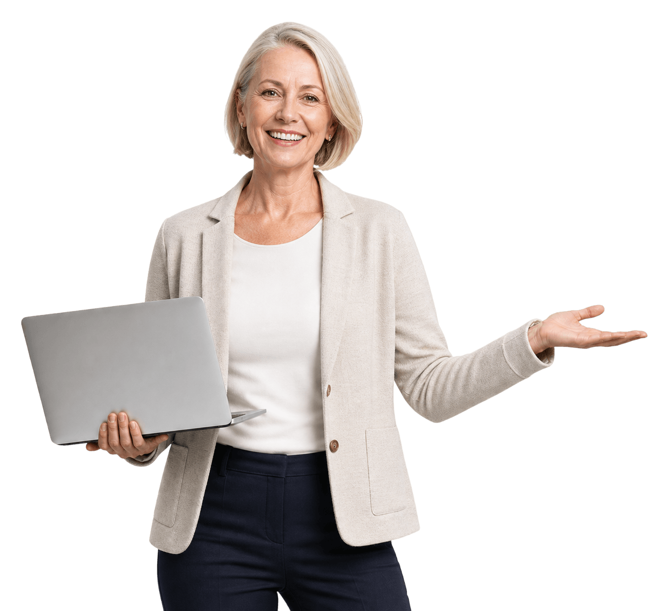Woman in Realistic Pose with Transparent Background-1-Photoroom