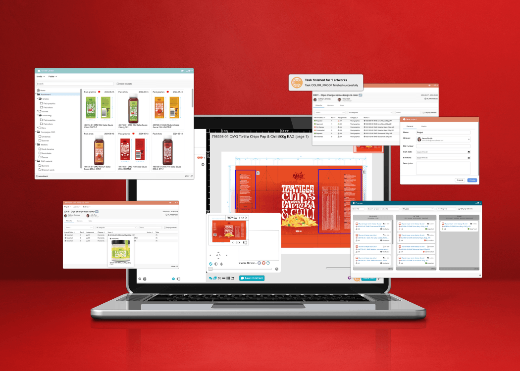 Online proofing made easy with Cway®: streamline artwork approval